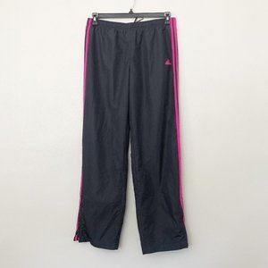 ADIDAS Striped Windbreaker Track Pant SZ M